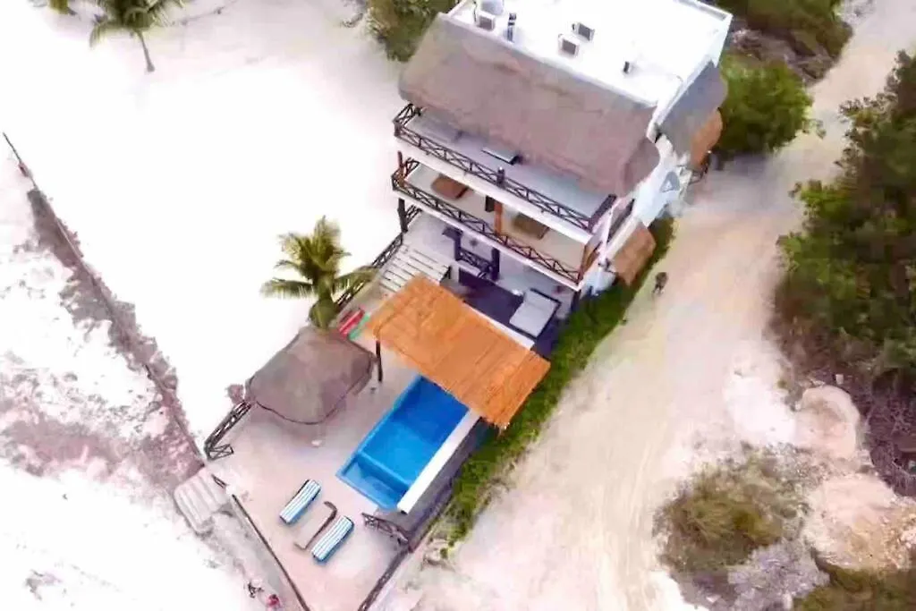 Casa Libelula Beachfront House Isla Holbox Mexico