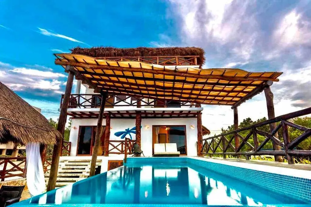Casa Libelula Beachfront House Isla Holbox