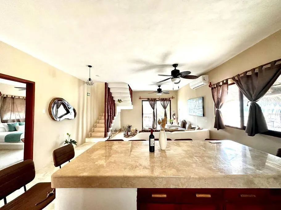 Casa Libelula Beachfront House Isla Holbox Villa