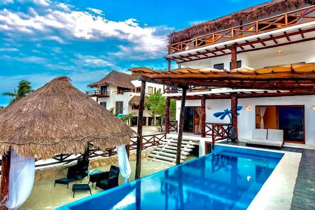 Casa Libelula Beachfront House Isla Holbox