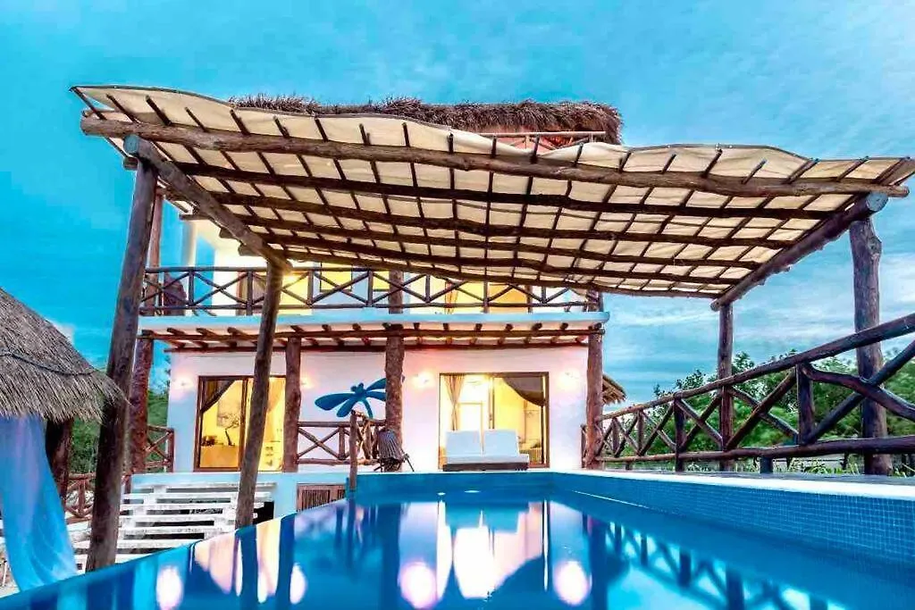 Villa Casa Libelula Beachfront House Isla Holbox Mexico